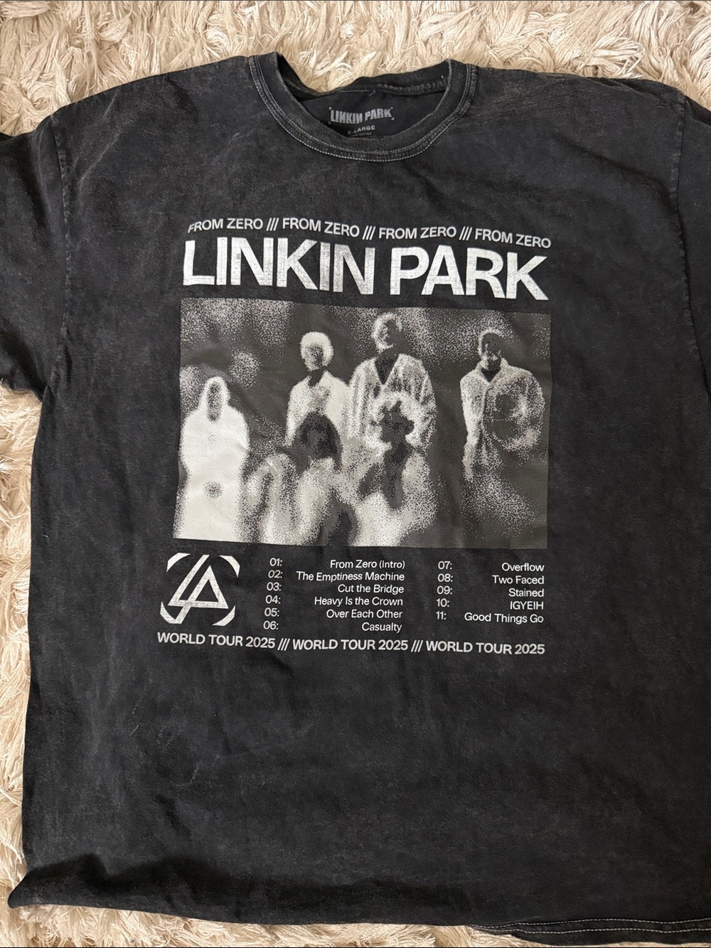 New linkin Park 2025 world concert tour tshirt